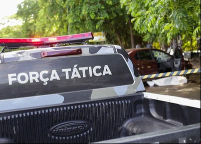 Força Tática do 1º BPM atendeu a ocorrência, juntamente com o DHPP