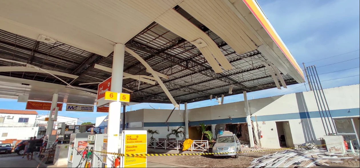 Bandidos explodem posto de combustível na zona Leste de Teresina