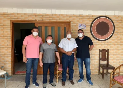 Reunião entre Dr. Pessoa e Gilberto Albuquerque