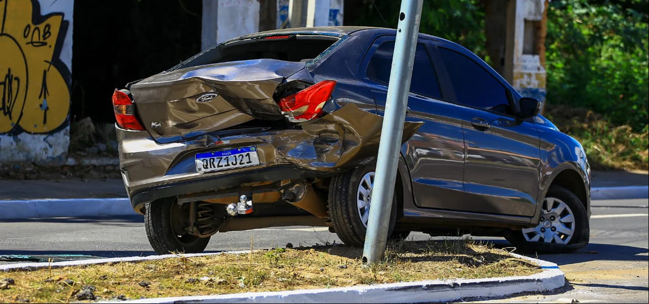 Engavetamento deixa um homem ferido em Teresina