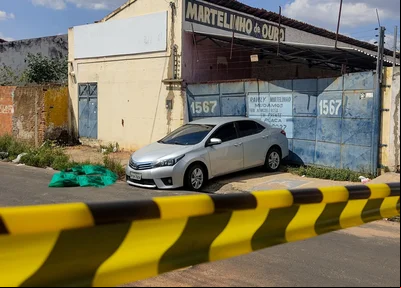 Local onde o policial foi abordado pelo bandido, que levou a pior após reação da vítima