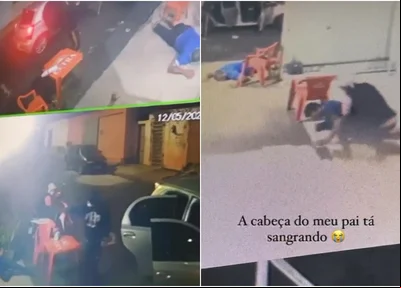 Câmera flagra arrastão em bar na zona leste de Teresina