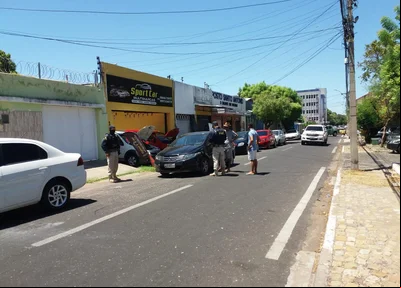 Ação da PRF em conjunto com a POLINTER e PM
