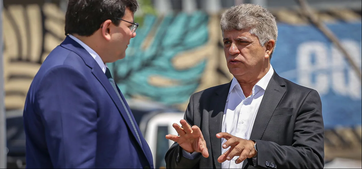 Governador Rafael Fonteles e Augusto Miranda