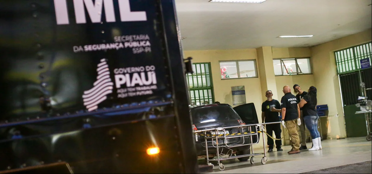 O IML foi acionado para remover o corpo da víitma