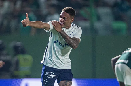 Robert fez o gol da vitória do Cruzeiro