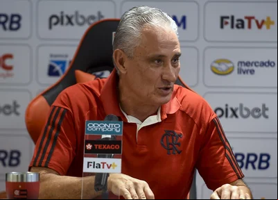 Tite é apresentado no Flamengo