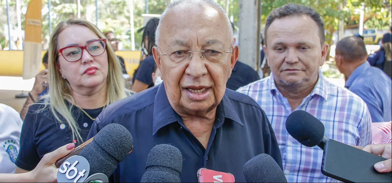 Dr. Pessoa durante a solenidade