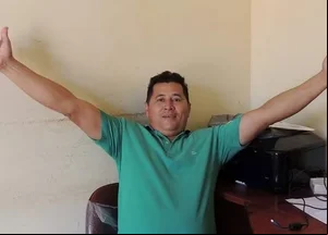 O locutor Naldo Trindade
