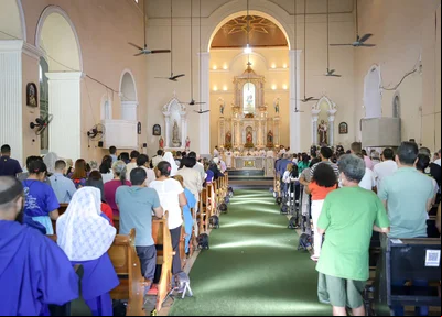 Missa solene foi presidida pelo arcebispo de Teresina, Dom Juarez Marques