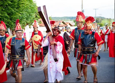 Encenação da Via-Sacra em Porto Piauí