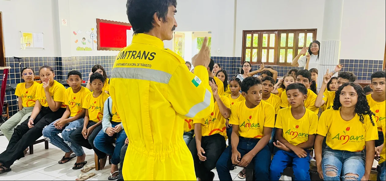A Prefeitura de Esperantina promoveu uma série de atividades alusivas ao movimento Maio Amarelo
