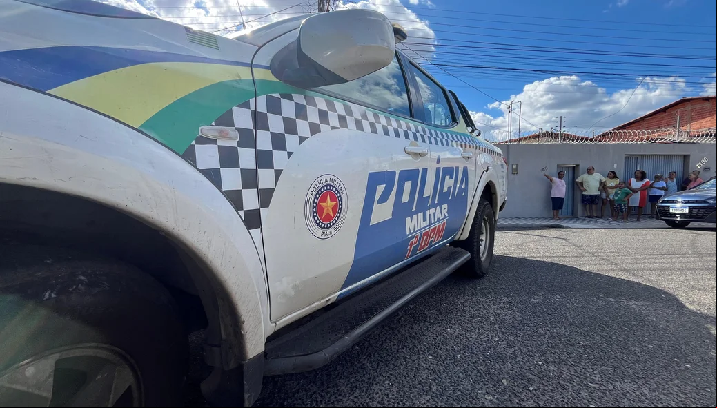 Equipe do 1º BPM em atendimento à ocorrência
