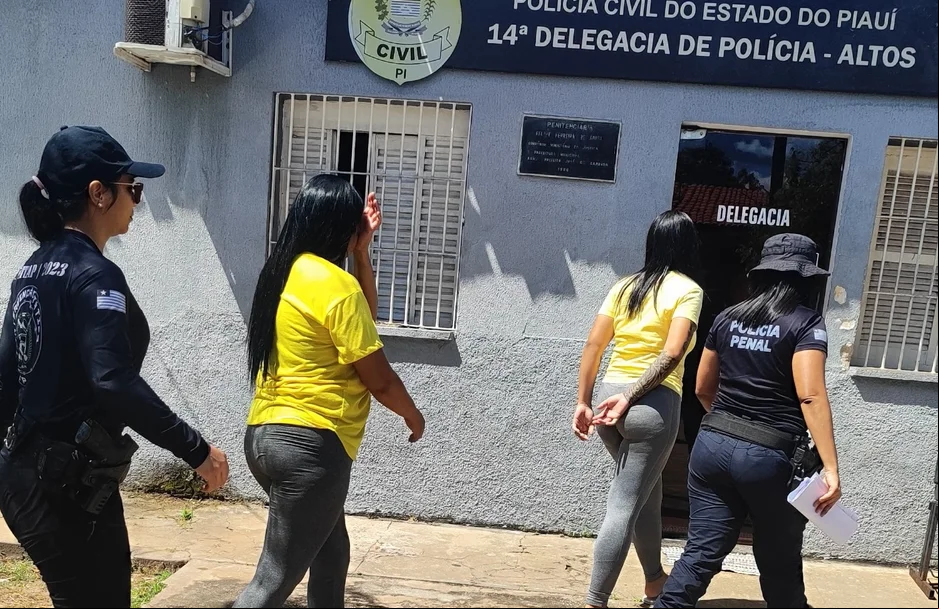 Mulheres são presas com drogas que seriam entregues em presídio de Altos