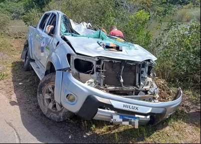 O acidente ocorreu quando uma das rodas do veículo se soltou
