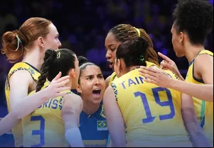 Brasil vence Alemanha e segue invicto na Liga das Nações de Vôlei
