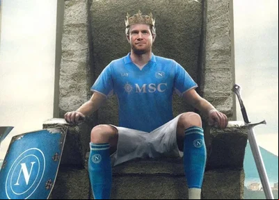 Kevin De Bruyne foi anunciado pelo Napoli
