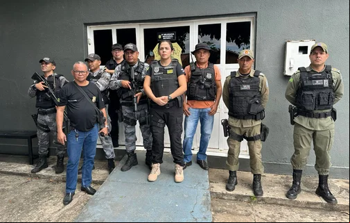 Prisão efetuada pela Polícia Civil e a Polícia Militar