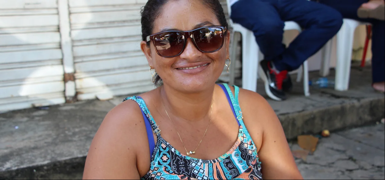 Valda Soares veio acompanhando a filha de São Luís 