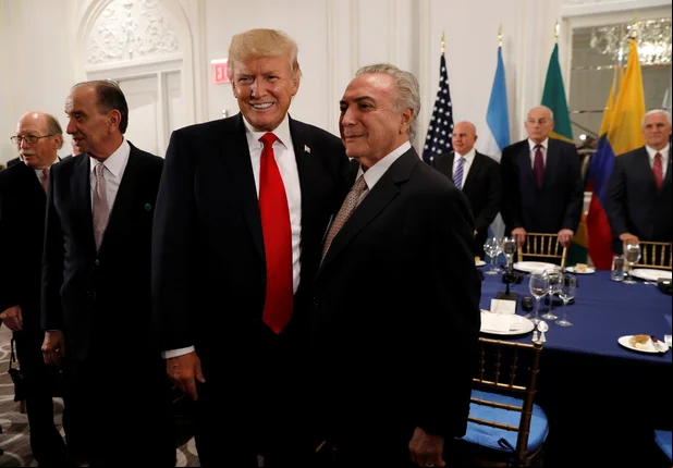 Donald Trump e Michel Temer