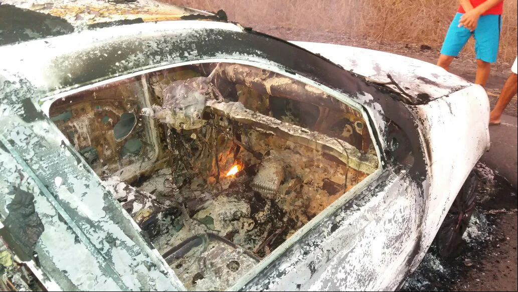 Ainda era possível encontrar focos de incêndio