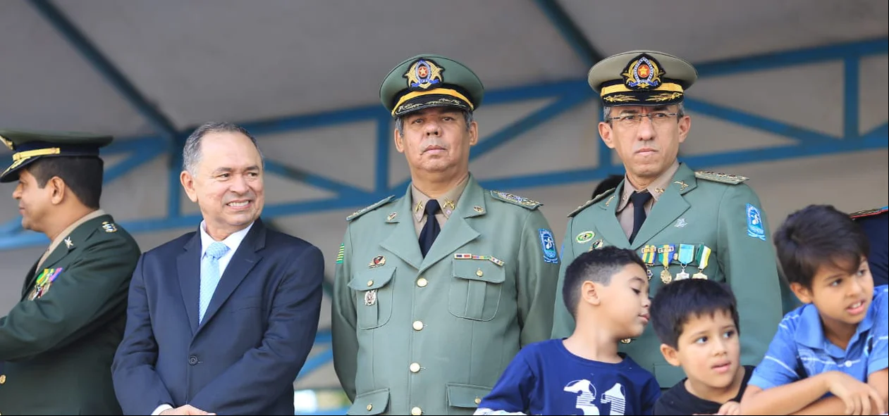 O comandante da PM-PI esteve presente na solenidade