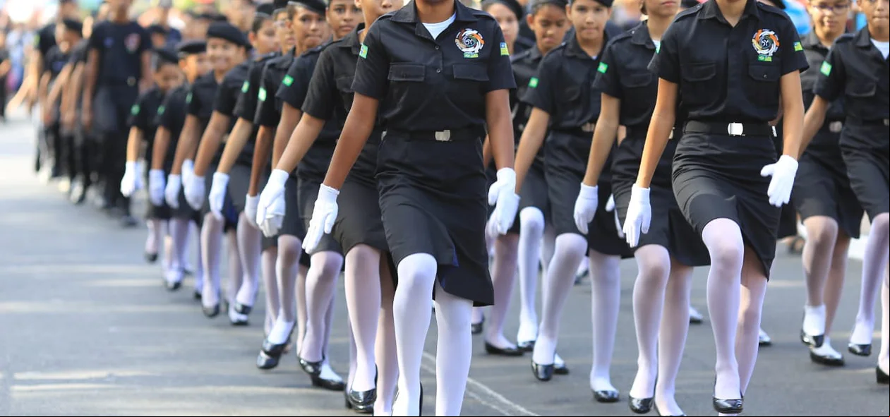 O desfile é realizado em comemoração ao 196º Aniversário de Independência do Brasil