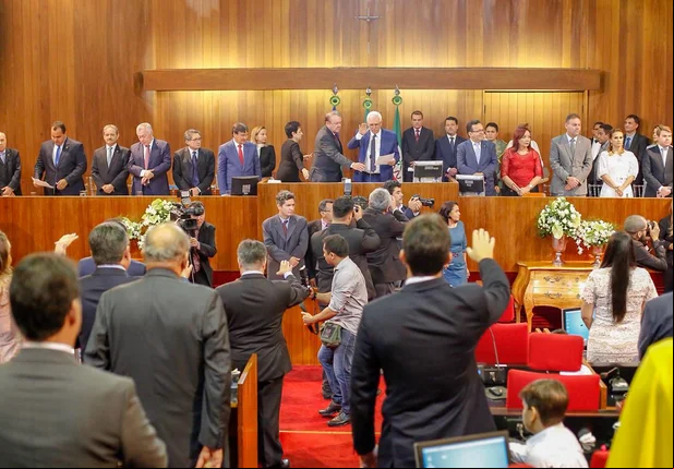 Posse dos 30 deputados estaduais do Piauí na Alepi