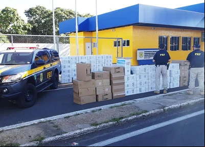 Carga apreendia pela PRF-PI