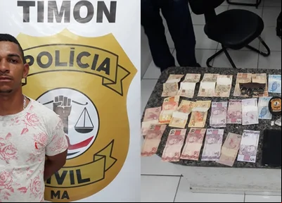 Homem é preso com drogas em Timon