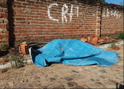 A vítima foi encontrada morta