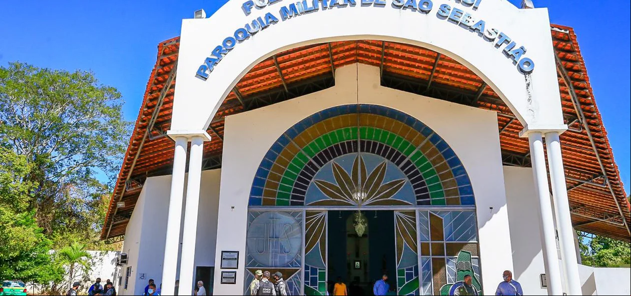 O velório aconteceu na Paróquia da Polícia Militar