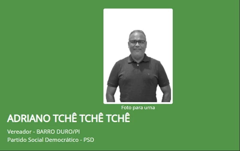 Candidato Adriano Tchê Tchê Tchê