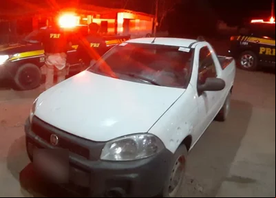 Veículo apreendido pela PRF