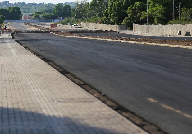 Obra da Avenida Ulisses Marques em Teresina 