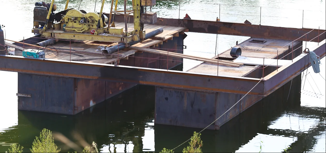 Construção da ponte 