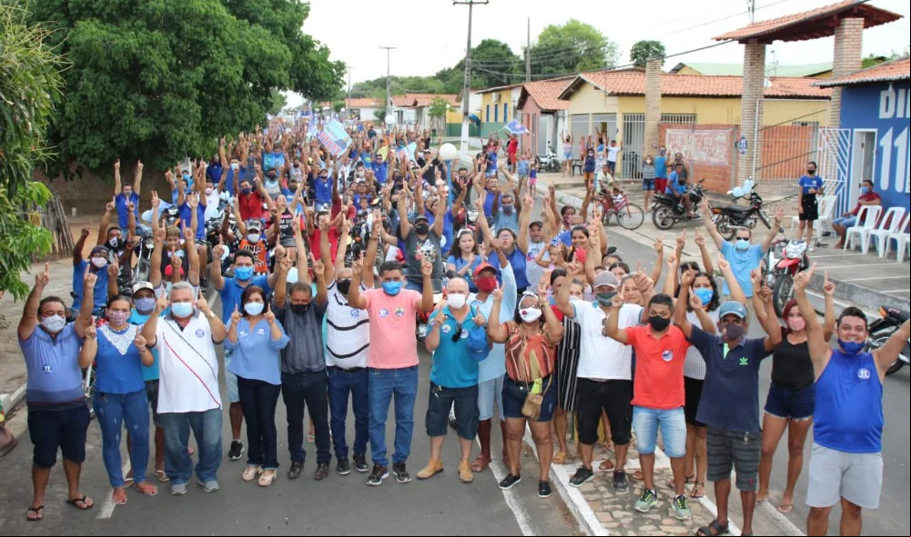 Varias lideranças politicas do município