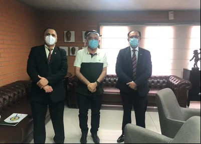 José Paulo Oliveira, Themístocles Filho e Jacinto Teles
