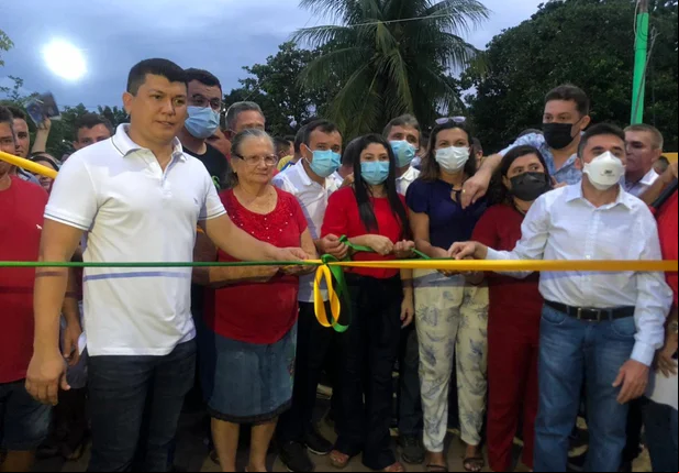Prefeito Nonatinho do Sindicato entrega obras em Cocal