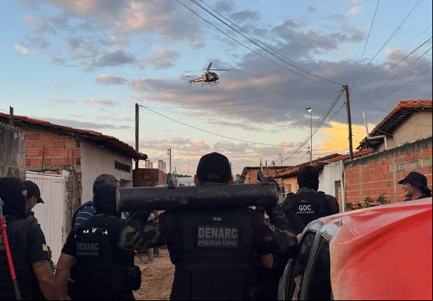 Denarc deflagra megaoperação após lançamento do "Pacto pela Ordem"