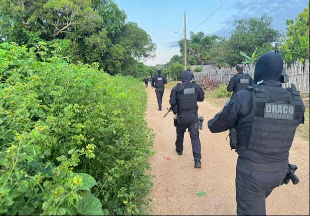 DRACO deflagra operação nos municípios de Palmeirais e Parnarama